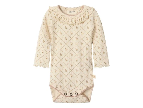 Lil Atelier turtledove blomster body